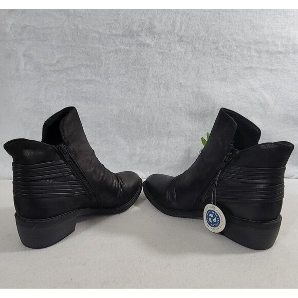 Baretraps Womens Black Sazzie Ankle‎ Booties Leather Upper Size Zip Size 7M NEW - Picture 7 of 13